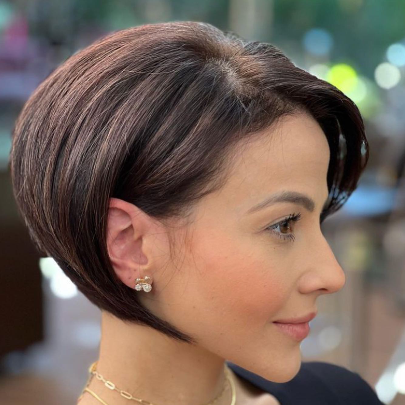 classic chic short haircut