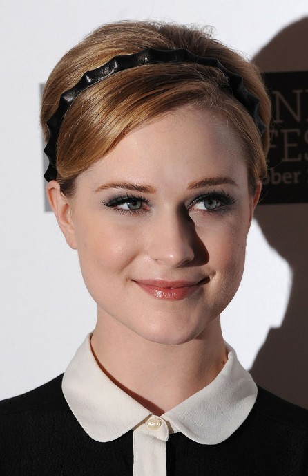Evan Rachel Wood Pixie Cut with Headband